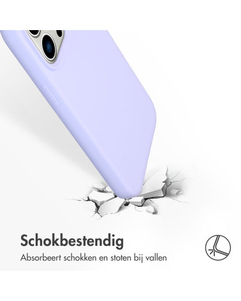 Accezz Liquid Silicone Backcover met MagSafe iPhone 14 Pro Max - Paars / Violett  / Purple