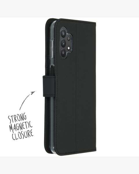 Accezz Industry Packaged Wallet Softcase Bookcase Samsung Galaxy A32 (5G) - Zwart / Schwarz / Black