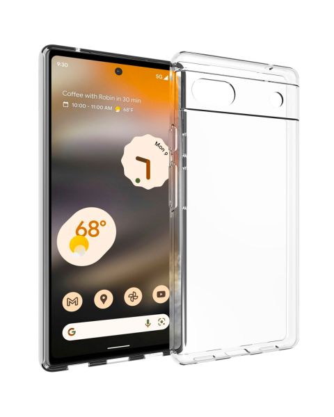 Accezz Clear Backcover Google Pixel 6a - Transparant / Transparent