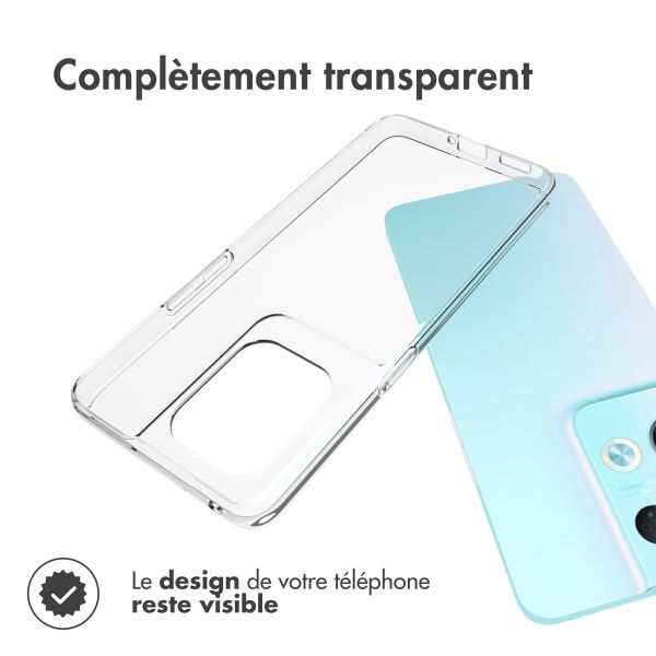 Accezz Clear Backcover Oppo Reno 8 Pro 5G - Transparent