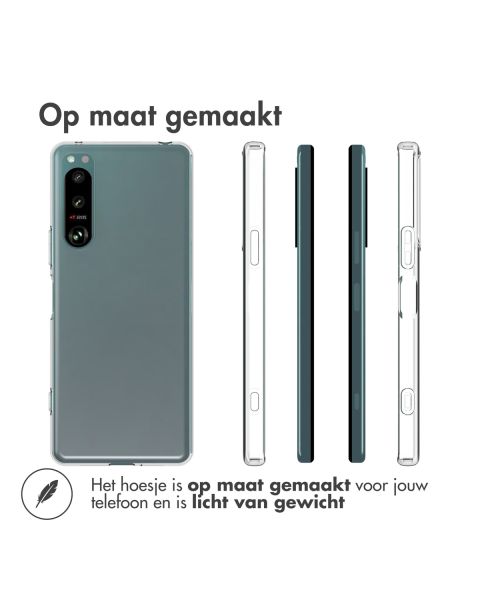 Accezz Clear Backcover Sony Xperia 5 IV - Transparant / Transparent