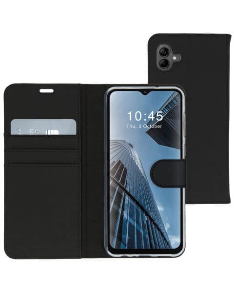 Accezz Wallet Softcase Bookcase Samsung Galaxy A04 - Zwart / Schwarz / Black