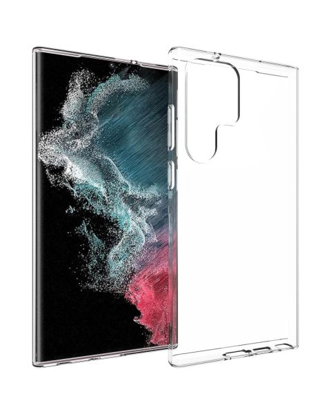 Accezz Clear Backcover Samsung Galaxy S23 Ultra - Transparant / Transparent