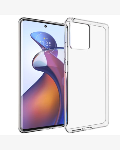 Accezz Clear Backcover Motorola Edge 30 Fusion - Transparant / Transparent