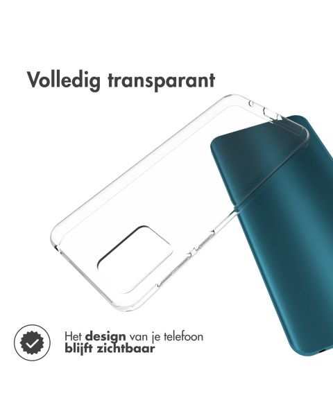 Accezz Clear Backcover Motorola Moto E13 - Transparant / Transparent