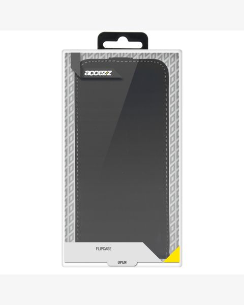 Accezz Flipcase iPhone 15 Pro - Zwart / Schwarz / Black
