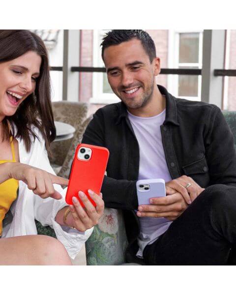 Accezz Liquid Silicone Backcover Samsung Galaxy Z Flip 5 - Rood / Rot / Red