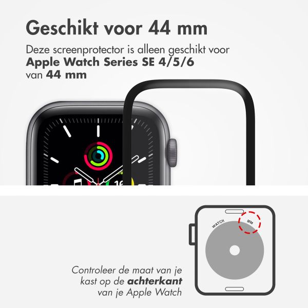 Accezz Screenprotector met applicator Apple Watch Series 4-6 / SE - 44 mm