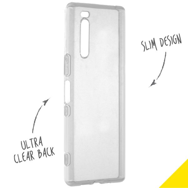 Accezz Clear Backcover Sony Xperia 5 - Transparant / Transparent
