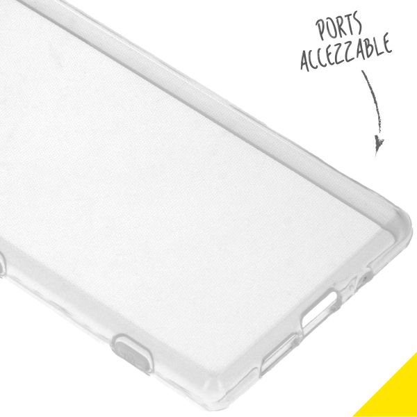 Accezz Clear Backcover Sony Xperia 5 - Transparant / Transparent