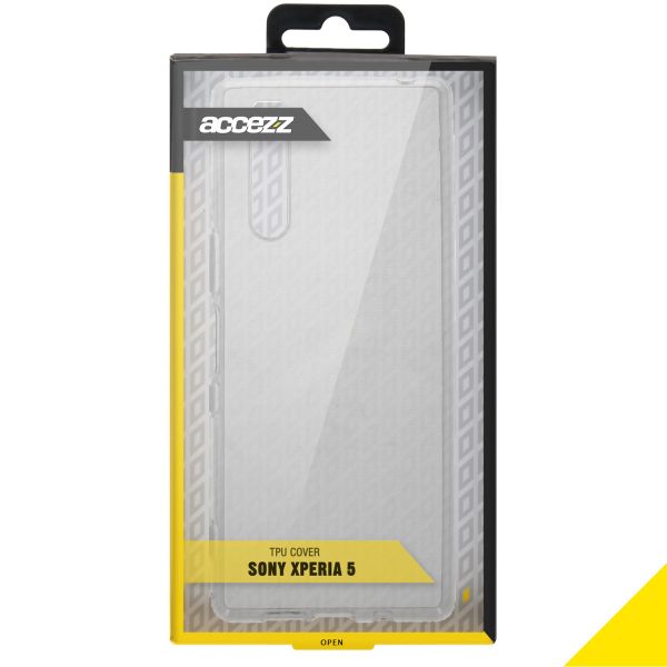 Accezz Clear Backcover Sony Xperia 5 - Transparant / Transparent
