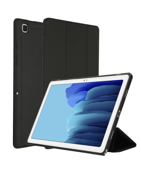 Accezz Smart Silicone Bookcase Samsung Galaxy Tab A7 - Zwart / Schwarz / Black