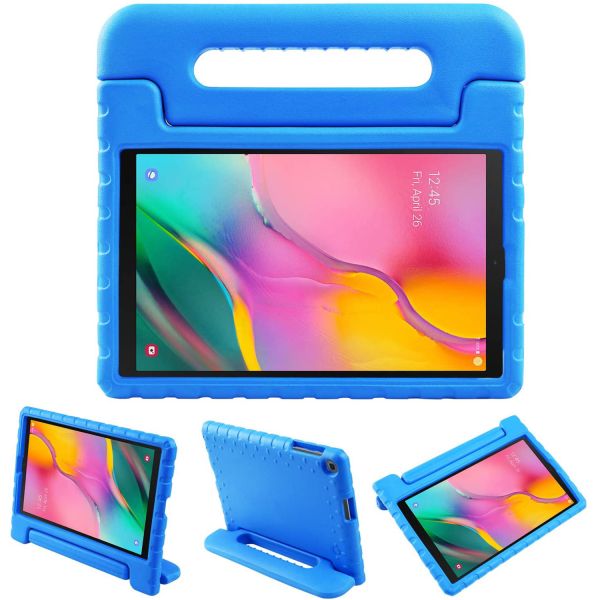 Kidsproof Backcover met handvat Galaxy Tab A 10.1 (2019) - Blauw / Blue