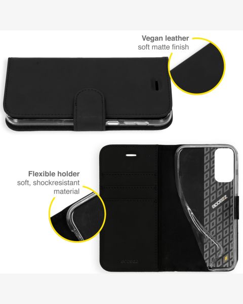 Accezz Wallet Softcase Bookcase Xiaomi Redmi 9T - Zwart / Schwarz / Black