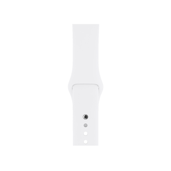 Apple Watch Series 3 | 38mm | Aluminium Case Zilver | Wit sportbandje | GPS | WiFi