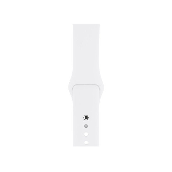Apple Watch Series 3 | 38mm | Aluminium Case Zilver | Wit sportbandje | GPS | WiFi + 4G