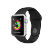 Apple Watch Series 3 | 38mm | Aluminium Case Zilver | Zwart sportbandje | GPS | WiFi