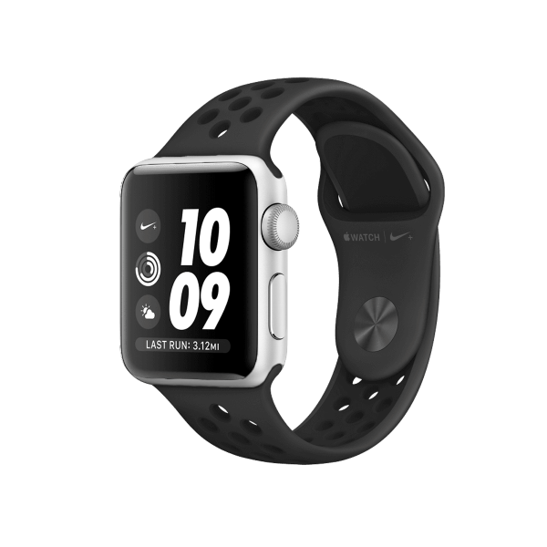 Apple Watch Series 3 | 42mm | Aluminium Case Zilver | Zwart sportbandje | Nike+ | GPS | WiFi
