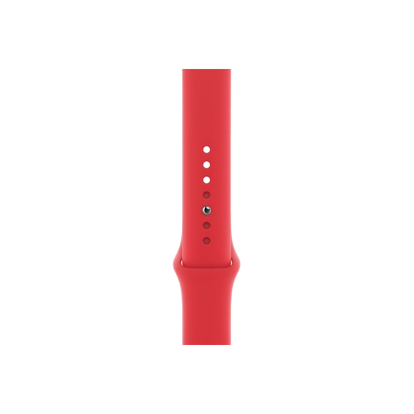 Apple Watch Series 6 | 40mm | Aluminium Case Spacegrijs | Rood sportbandje | GPS | WiFi