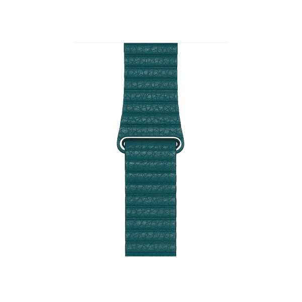 Apple Watch 42/44 mm Leren Loop HorlogeBand Groen