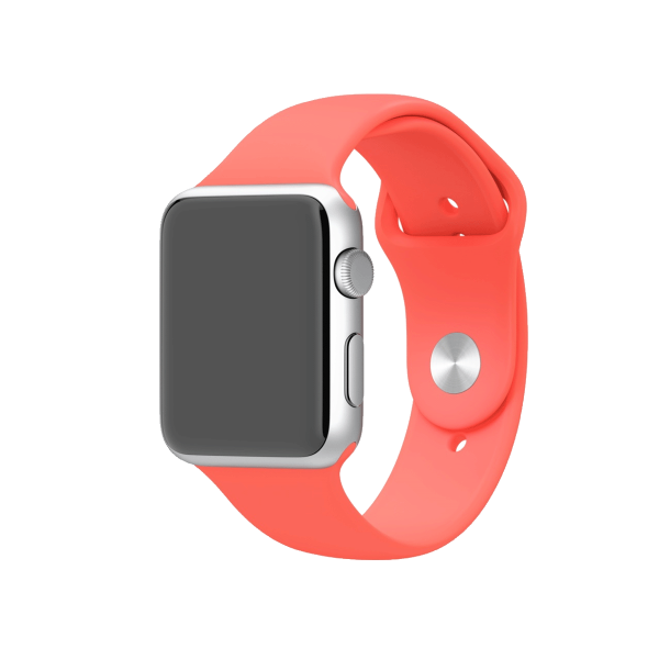 Apple Watch 42/44 mm Siliconen Sport Horlogeband Roze