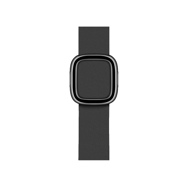 Apple Watch 38/40 mm Leren Loop HorlogeBand  Zwart