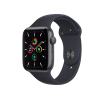 Apple Watch Series SE | 44mm | Aluminium Case Spacegrijs | Zwart sportbandje | GPS | WiFi