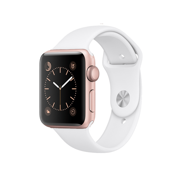 Apple Watch Series 2 | 38mm | Aluminium Case Goud | Wit sportbandje | GPS | WiFi