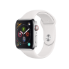 Apple Watch Series 4 | 44mm | Stainless Steel Case Zilver | Wit sportbandje | GPS | WiFi