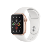 Apple Watch Series 5 | 40mm | Aluminium Case Goud | Wit sportbandje | GPS | WiFi + 4G