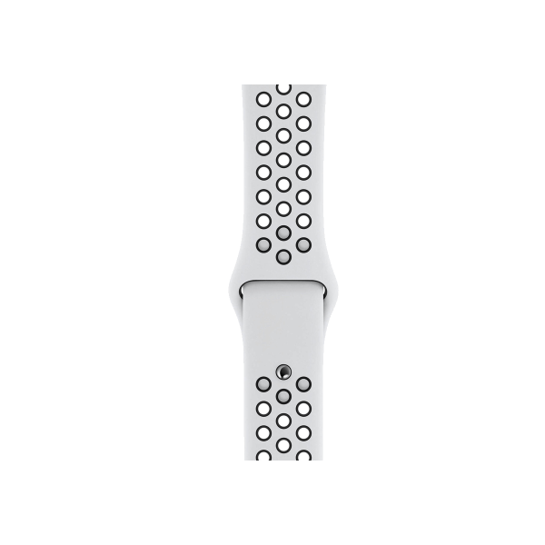 Apple Watch Series 5 | 44mm | Aluminium Case Zilver | Wit/Zwart Nike sportbandje | GPS | WiFi + 4G