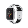 Apple Watch Series 5 | 44mm | Aluminium Case Zilver | Wit/Zwart Nike sportbandje | GPS | WiFi + 4G