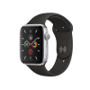 Apple Watch Series 5 | 44mm | Aluminium Case Zilver | Zwart sportbandje | GPS | WiFi + 4G