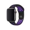 Apple Watch Series 5 | 44mm | Stainless Steel Case Zwart | Zwart/Hyper Grape Nike sportbandje | GPS | WiFi + 4G