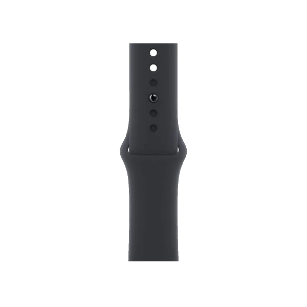 Apple Watch Series 5 | 44mm | Titanium Case Zilver | Zwart sportbandje | GPS | WiFi + 4G