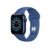 Apple Watch Series 6 | 40mm | Aluminium Case Blauw | Delft Blauw sportbandje | GPS | WiFi