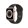 Apple Watch Series 6 | 40mm | Aluminium Case Goud | Zwart sportbandje | GPS | WiFi