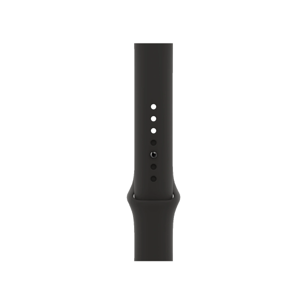 Apple Watch Series 6 | 40mm | Aluminium Case Zilver | Zwart sportbandje | GPS | WiFi + 4G