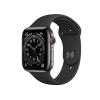 Apple Watch Series 6 | 44mm | Stainless Steel Case Grafiet | Zwart sportbandje | GPS | WiFi