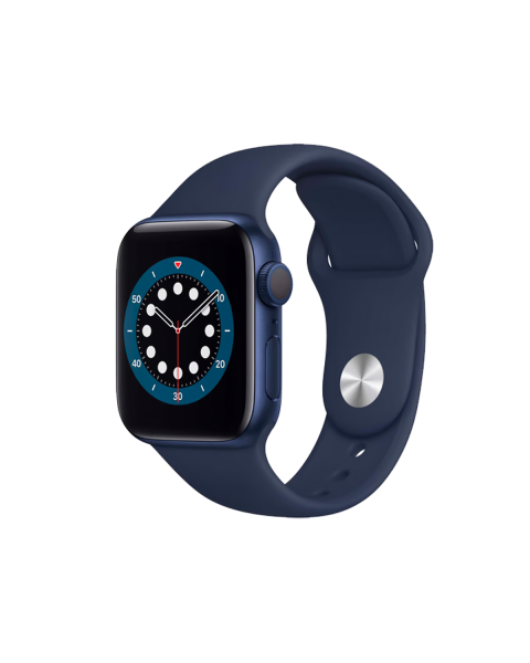 Apple Watch Series 6 | 40mm | Aluminium Case Blauw | Blauw sportbandje | GPS | WiFi