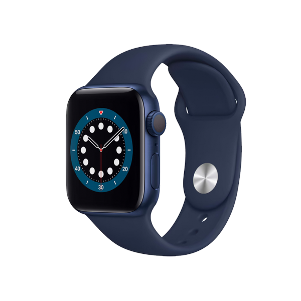 Apple Watch Series 6 | 40mm | Aluminium Case Blauw | Blauw sportbandje | GPS | WiFi