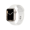 Apple Watch Series 7 | 41mm | Aluminium Case Sterrenlicht Wit | Wit sportbandje | GPS | WiFi + 4G