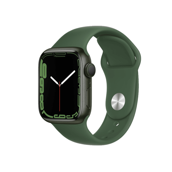 Apple Watch Series 7 | 41mm | Aluminium Case Groen | Groen sportbandje | GPS | WiFi