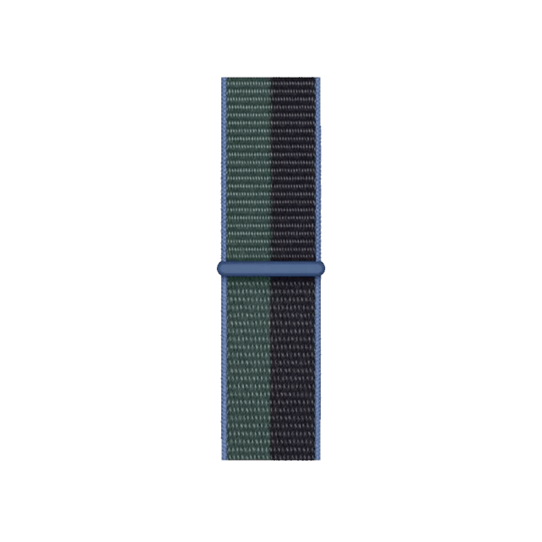 Apple Watch Series 7 | 41mm | Aluminium Case Middernacht Blauw | Middernacht/Eucalyptus Sportloop | GPS | WiFi
