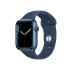 Apple Watch Series 7 | 45mm | Aluminium Case Blauw | Blauw sportbandje | GPS | WiFi