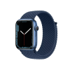 Apple Watch Series 7 | 45mm | Aluminium Case Blauw | Blauw gevlochten Solo Loop | GPS | WiFi