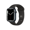 Apple Watch Series 7 | 45mm | Aluminium Case Middernacht Blauw | Zwart sportbandje | GPS | WiFi