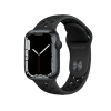 Apple Watch Series 7 | 45mm | Aluminium Case Middernacht Blauw | Zwart Nike sportbandje | GPS | WiFi + 4G