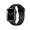 Apple Watch Series 7 | 45mm | Aluminium Case Middernacht Blauw | Zwart Nike sportbandje | GPS | WiFi