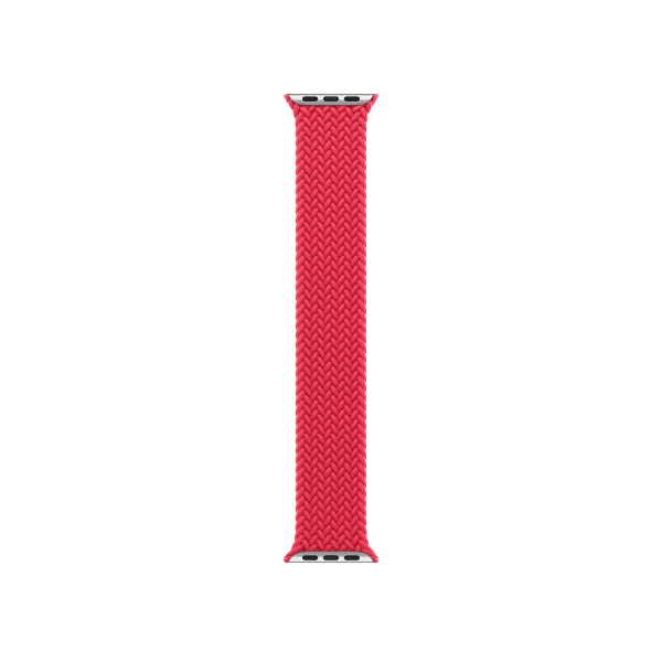 Apple Watch Series 7 | 45mm | Aluminium Case Rood | Rood gevlochten Solo Loop | GPS | WiFi